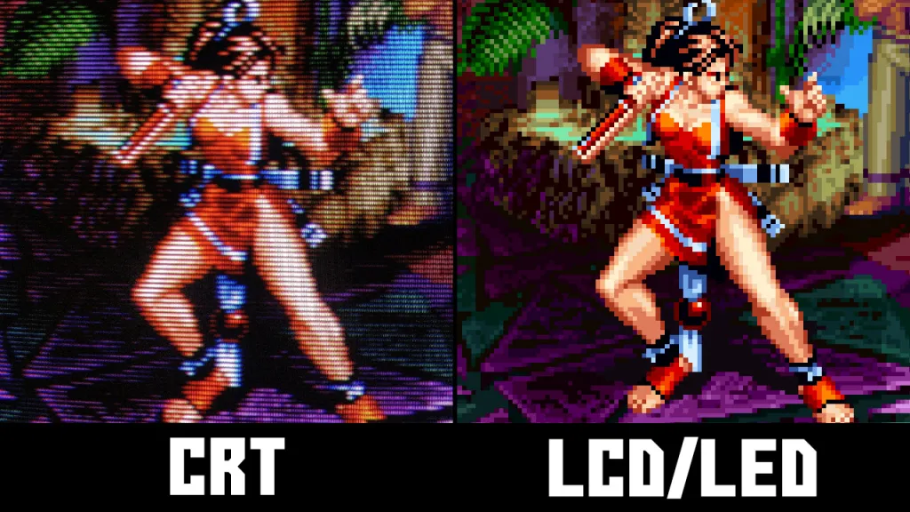 CRT vs LCD retro gaming comparison 2026