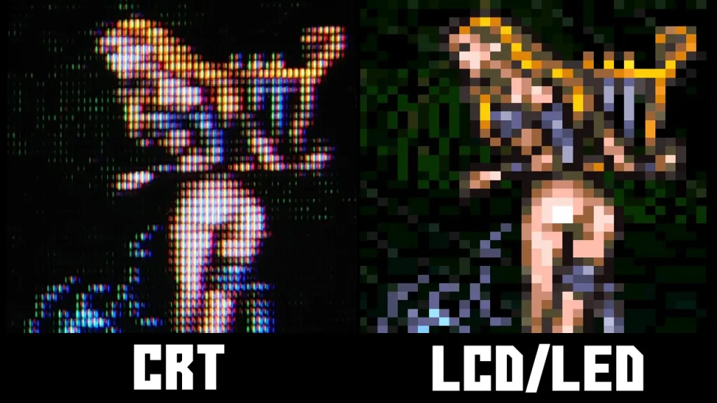 Retro CRT vs LCD