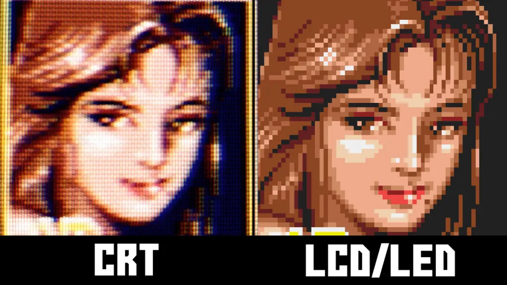 CRT vs LCD retro gaming comparison 2026