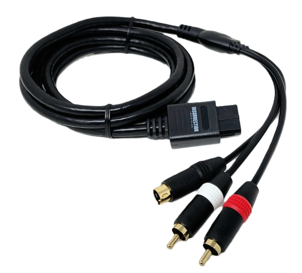 N64 S-Video cable connection for CRT TV gaming